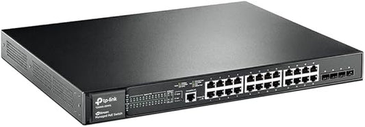 TP-Link TL-SG3424P 24 Port Gig Managed Switch PoE
