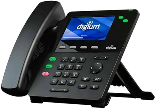 Phone, D60, 2-Line SIP with HD Voice, 4.3 Inch Color Display, Icon Keys