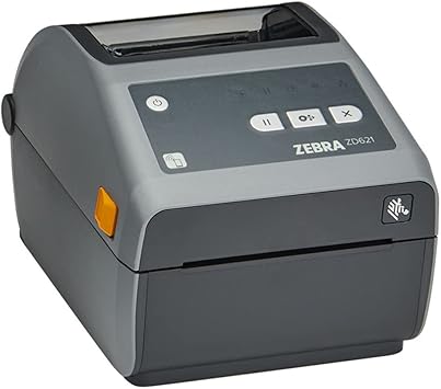 Zebra ZD621 Direct Thermal Desktop Printer 203 dpi Print Width 4-inch USB Serial Ethernet ZD6A042-D01F00EZ