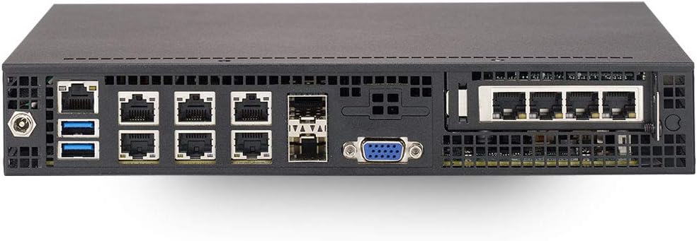 Supermicro Superserver E300-9D-4CN8TP Intel Xeon D-2123IT Networking PC w/ 2X SFP+, 2X 10GbE LAN, 4X GbE LAN, IPMI