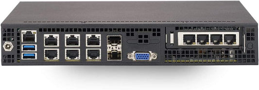 Supermicro Superserver E300-9D-4CN8TP Intel Xeon D-2123IT Networking PC w/ 2X SFP+, 2X 10GbE LAN, 4X GbE LAN, IPMI