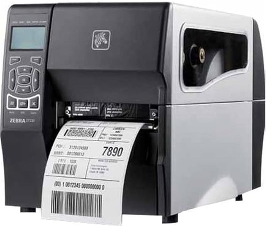 Zebra ZT220 4” Industrial Thermal Transfer Label Printer, 203 dpi Serial, USB, ZPL, EPL, XML Support, US Cord – ZT22042-T01000FZ