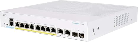 Cisco Business CBS350-8FP-2G Managed Switch | 8 Port GE | Full PoE | 2x1G Combo | Limited Lifetime Protection (CBS350-8FP-2G-NA)