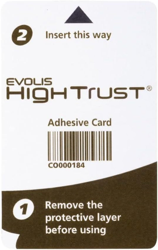 Evolis Primacy Printer Consumables Adhesive Cleaning Card Kit 50 Adhesive Cards ACL003