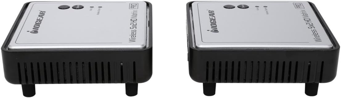 IOGEAR GWHDMS52MBK2 Long Range Wireless 5x2 HDMI Matrix PRO with 1 Additional Receiver