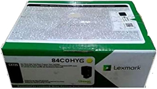 Lexmark 84c0hyg Unison High-Yield Toner, 16,000 Page-Yield, Yellow