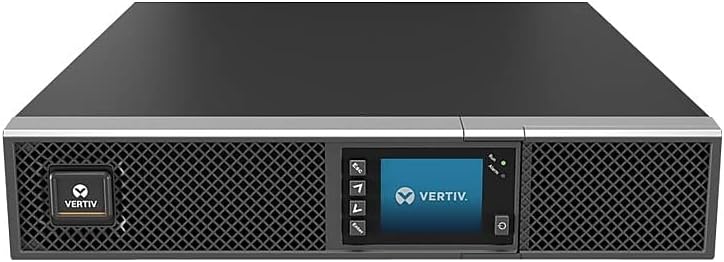 Vertiv Liebert GXT5 UPS - 500VA 500W 120V, Online Double Conversion, 2U Rack/Tower, Energy Star Certified, Lead Acid, Sine Wave, Battery Backup, 1.0 Power Factor, Colored LCD - GXT5-500LVRT2UXL