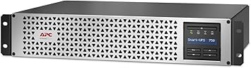 APC Smart-UPS 750VA Lithium Battery UPS with SmartConnect, SMTL750RM2UC, Pure Sine Wave, Short-Depth 120V Uninterruptible Power Supply