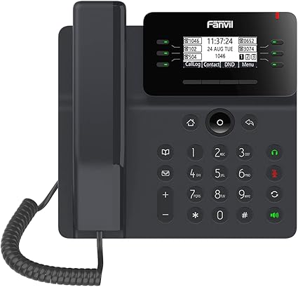Fanvil V62 Essential Business Phone 6 SIP Lines HD Voice PoE Support