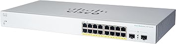 Cisco Systems Business CBS220-16T-2G Smart Switch | 16 Port GE | 2x1G SFP | 3-Year Limited Hardware Warranty (CBS220-16T-2G-NA)