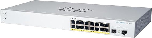 Cisco Systems Business CBS220-16T-2G Smart Switch | 16 Port GE | 2x1G SFP | 3-Year Limited Hardware Warranty (CBS220-16T-2G-NA)