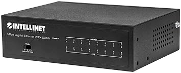 Intellinet Network Solutions 561204 8-Port Gigabit Ethernet PoE+ Switch
