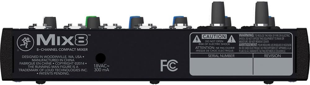 Mackie Mix Series Mix8 8-Channel Mixer