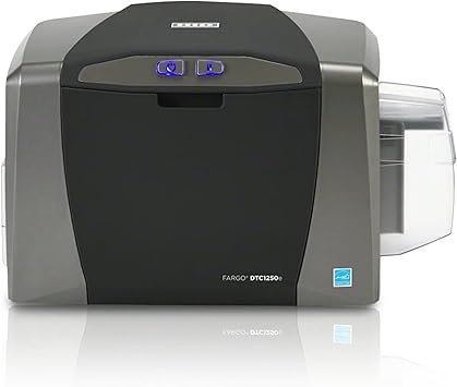 Fargo DTC1250e Single Sided Desktop Dye Sublimation/Thermal Transfer Printer - Color - Tabletop - Card Print - USB