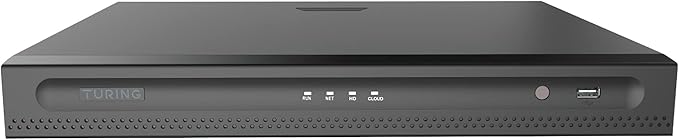 Turing Video TR-MRP082T-B Smart Series 8-Channel NVR Bundle with Turing Bridge; 2TB HDD; Replaces TN-NRP082T; Up to 8MP Resolution; HDMI and VGA Simultaneous Output