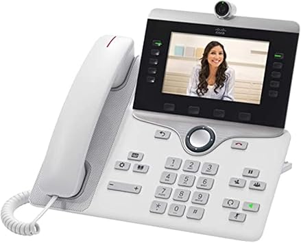 Cisco CP-8845-K9 5 Line IP Video Phone (Power Supply Not Included)