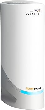 ARRIS (S33) - Cable Modem - Fast DOCSIS 3.1 Multi-Gigabit WiFi for Comcast Xfinity, Cox, Spectrum & More 1 & 2.5 Gbps Ports 2.5 Gbps Max Internet Speeds 4 OFDM Channels 2 Year Warranty