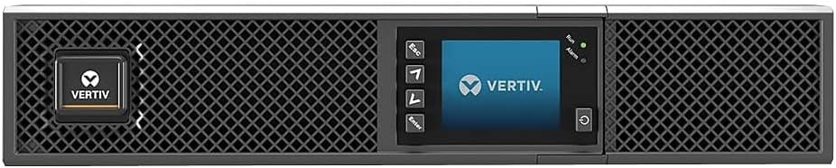 Vertiv Liebert GXT5 UPS - 500VA 500W 120V, Online Double Conversion, 2U Rack/Tower, Energy Star Certified, Lead Acid, Sine Wave, Battery Backup, 1.0 Power Factor, Colored LCD - GXT5-500LVRT2UXL