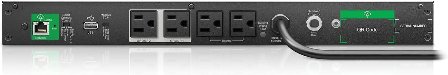 SCHNEIDER ELECTRIC Uninterrupted Power Supply APC Smart-UPS Li-Ion 500VA Short Depth, (SCL500RM1UC)