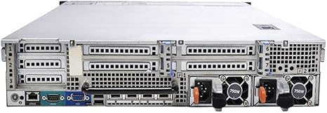 Dell PowerEdge R720 Rack Server with 2 x Intel Xeon E5-2670 8-Core CPU, 192GB RAM, 16TB SATA HDDs, RAID, Windows Server 2019 (Renewed)