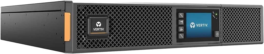 Vertiv Liebert GXT5 UPS - 500VA 500W 120V, Online Double Conversion, 2U Rack/Tower, Energy Star Certified, Lead Acid, Sine Wave, Battery Backup, 1.0 Power Factor, Colored LCD (GXT5-500LVRT2UXL)