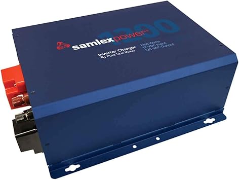 Samlex EVO-1212F-HW Evolution F-Series Hardwired 120V Pure Sine InverterCharger - 1200 Watt 12V to 120V Converter