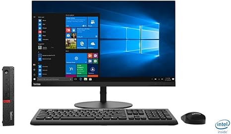 Lenovo ThinkCentre M920x Tiny Desktop | Core i5-8500T - 256GB SSD Hard Drive - 16GB RAM | 6 cores @ 3.5 GHz Win 10 Pro Black