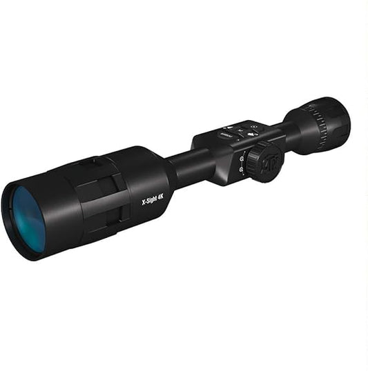 ATN X-Sight 4K Pro Smart Day/Night Rifle Scope - Ultra HD 4K technology with Superb Optics, 120fps Video, 18+ hrs Battery, Ballistic Calculator, Rangefinder, WiFi, E-Compass, Barometer, IOS & Android Apps