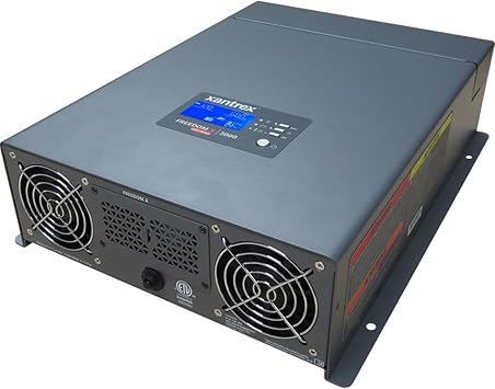 Xantrex 817-3000 Inverter, Freedom X, 3000W 12V True-Sine, Gray, One Size