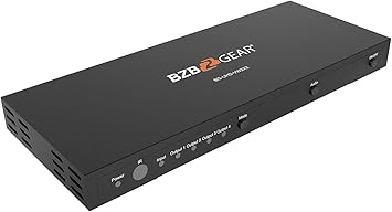 BZBGEAR 2x2 4K 60Hz HDMI Video Wall Controller with Audio