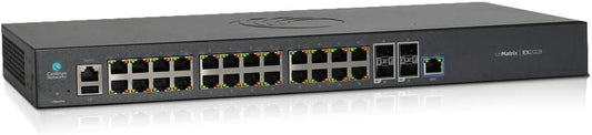 Cambium Networks cnMatrix EX2028, Intelligent Ethernet Switch, 24 1G and 4 SFP+ Fiber Ports (MXEX2028XXAU)