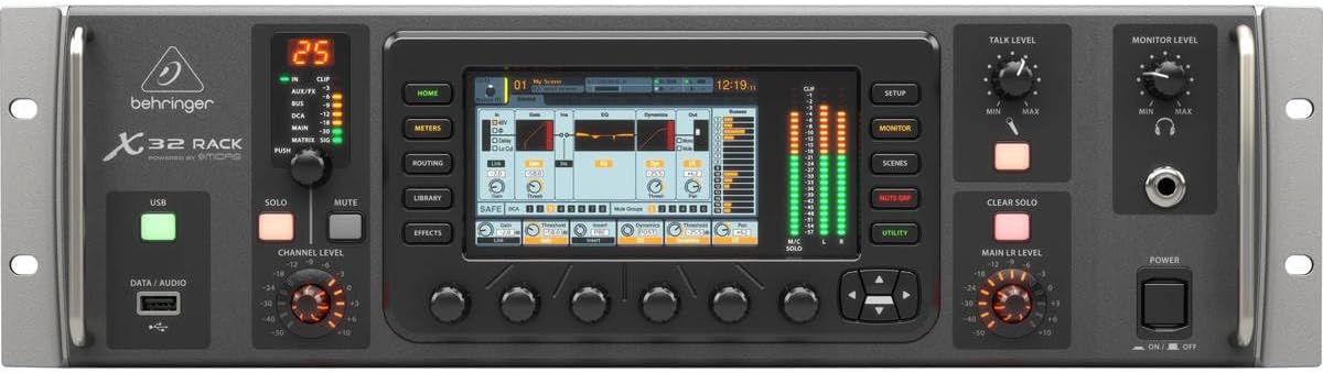 Behringer X32 Rack 40-Input and 25-Bus Digital Mixer