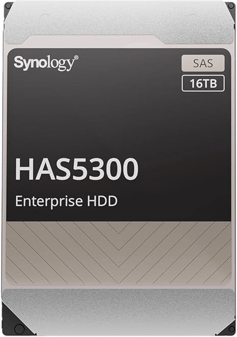 Synology HAS5300 HAS5300-16T 16 TB Hard Drive - 3.5" Internal - SAS (12Gb/s SAS)