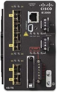 Cisco Industrial Ethernet 2000 Series - Switch - 10 Ports - Managed - DIN Rail Mountable (IE-2000-8TC-B),Black