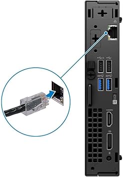 Dell OptiPlex 3000 Desktop Computer - Intel Core i5 12th Gen i5-12500T Hexa-core (6 Core) 2 GHz - 16 GB RAM DDR4 SDRAM - 256 GB M.2 PCI Express NVMe 3.0 x4 SSD - Micro PC - Black