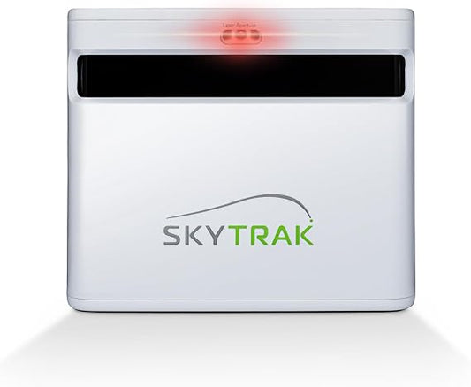 SkyTrak+ Launch Monitor and Golf Simulator - Tour-Level Golf Analysis with Dual Doppler Radar, Enhanced Camera, 100K+ Courses, Real-time Gameplay Simulation, Wi-Fi, USB-C Charging