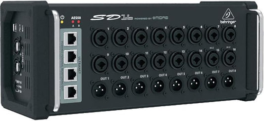 Behringer SD16 I/O Stage Box with 16x Remote-Controllable Midas Preamps
