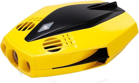 CHASING Dory World's Smallest and Affordable 5-Thruster Palm-Sized Underwater Drone. Camera Provides Photos and Real-time 720P Video, Record 1080 FHD Video, from up to 49 feet Below.