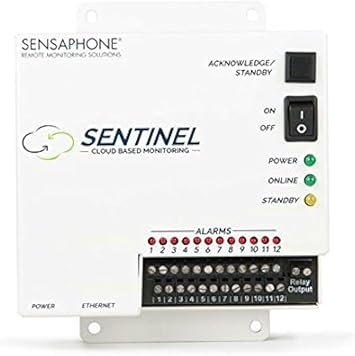 Sensaphone Sentinel Cloud-Based Remote Monitoring for Up to 12 Inputs