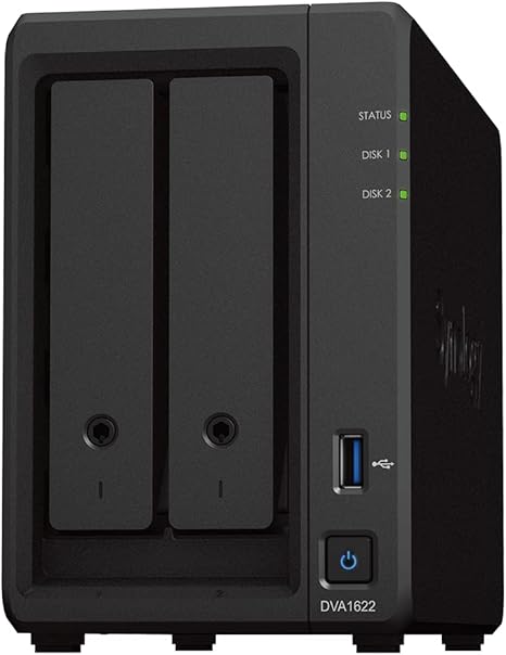 Synology 16 Channel NVR Deep Learning Video Analytics DVA1622 with HDMI Video Output