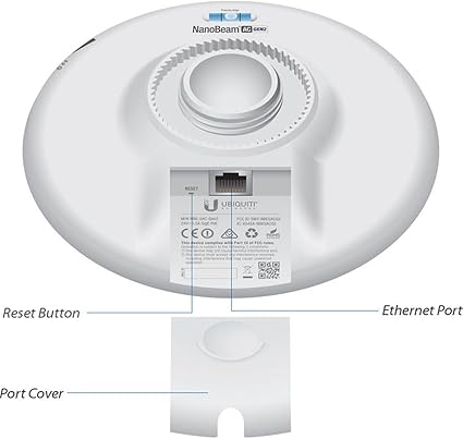 Ubiquiti NanoBeam ac Gen2 High-Performance airMAX ac Bridge (NBE-5AC-Gen2-US)