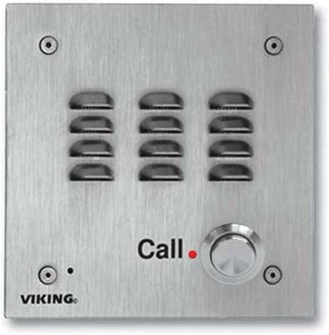 Viking Electronics E-30-IP Stainless Steel Handsfree IP Phone