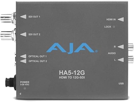 Aja HA5-12G HDMI 2.0 to 12G-SDI Mini-Converter