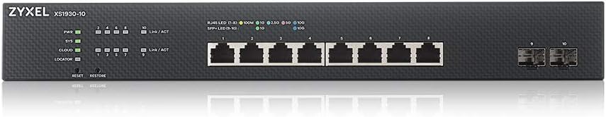ZYXEL COMMUNICATIONS XS1930-10 8 Port Multi Gig Smart Switch