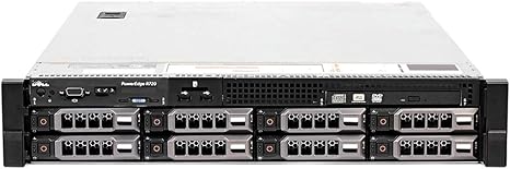 Dell PowerEdge R720 Rack Server with 2 x Intel Xeon E5-2670 8-Core CPU, 192GB RAM, 16TB SATA HDDs, RAID, Windows Server 2019 (Renewed)