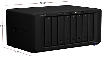 Synology 8 Bay DiskStation DS1821+ (Diskless), 8-bay; 4gb ddr4