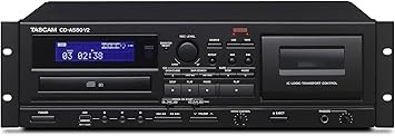 Tascam CD-A580 Cassette/CD/USB MP3 Player Recorder Combo, Black