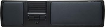 Mousetrapper Lite Portable Ergonomic Padded Mouse Trackpad Mac PC - Black (New Model)