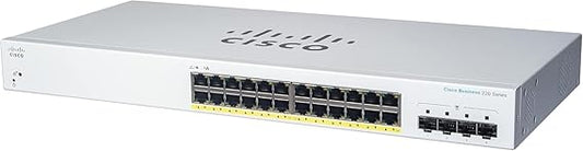 Cisco Systems Business CBS220-24T-4G Smart Switch | 24 Port GE | 4x1G SFP | 3-Year Limited Hardware Warranty (CBS220-24T-4G-NA)
