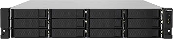 QNAP TS-1232PXU-RP-4G 12 Bay High-Speed SMB Rackmount NAS with Two 10GbE and 2.5GbE Ports, Redundant PSU
